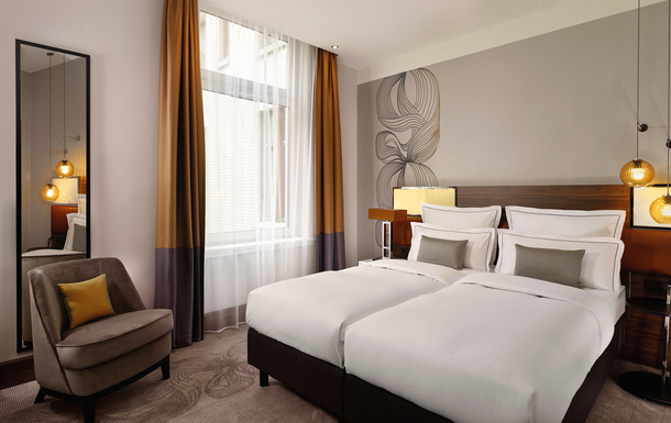 Doppelzimmer im Hotel Reichshof Hamburg