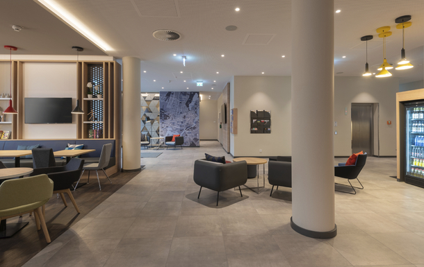 Lobby des Holiday Inn Express & Suites Potsdam