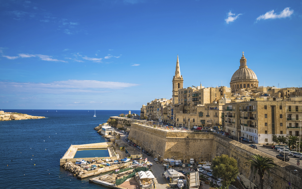 Aussicht auf Valletta, die Hauptstadt von Malta